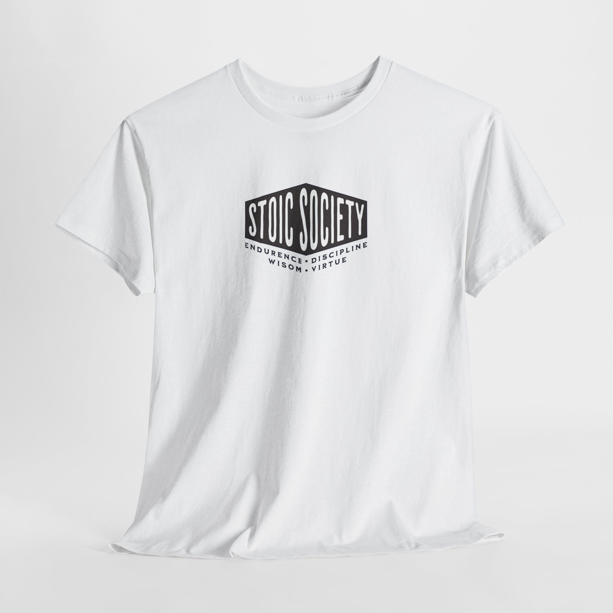 Stoic Society - Unisex Heavy Cotton Tee T-Shirt - Image 4