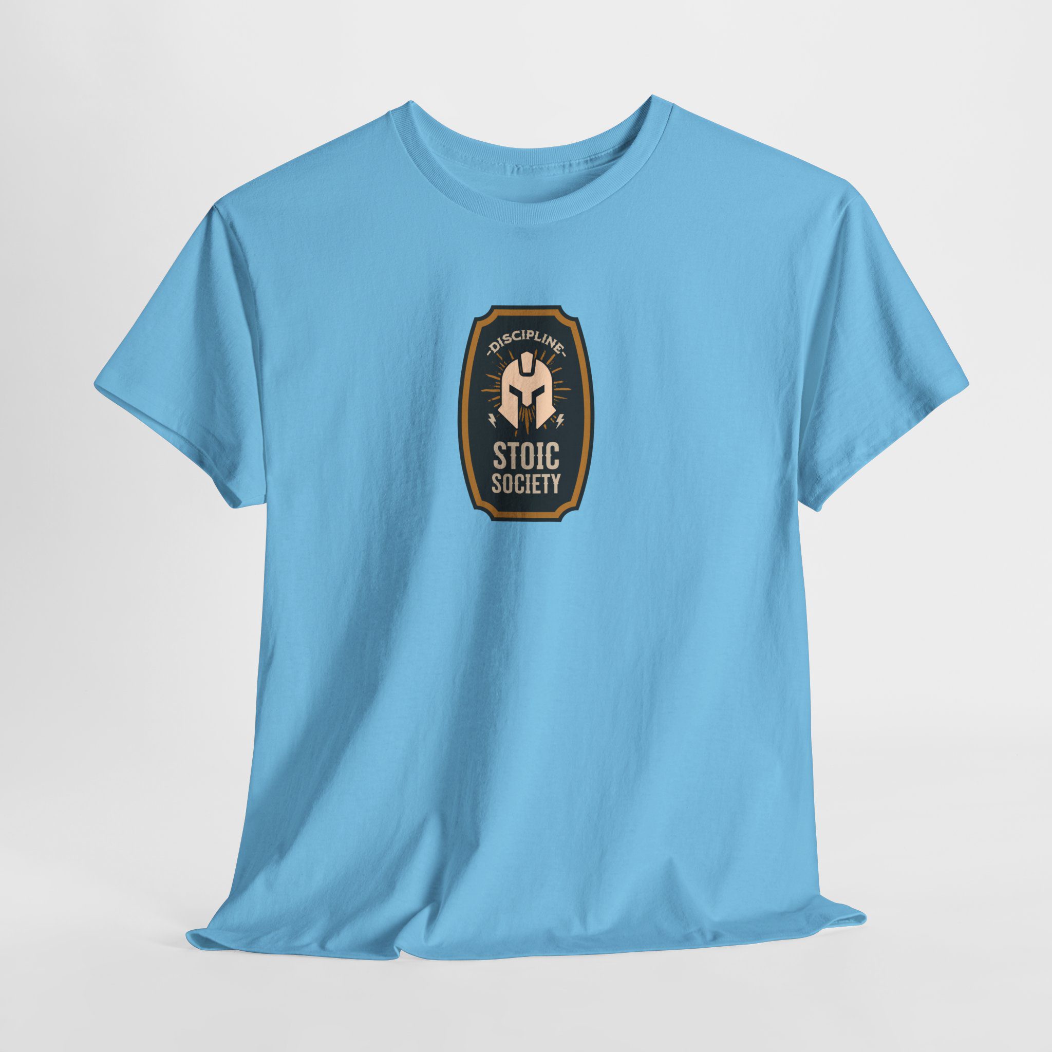 Stoic Society Discipline - Unisex Heavy Cotton T-Shirt - Image 7
