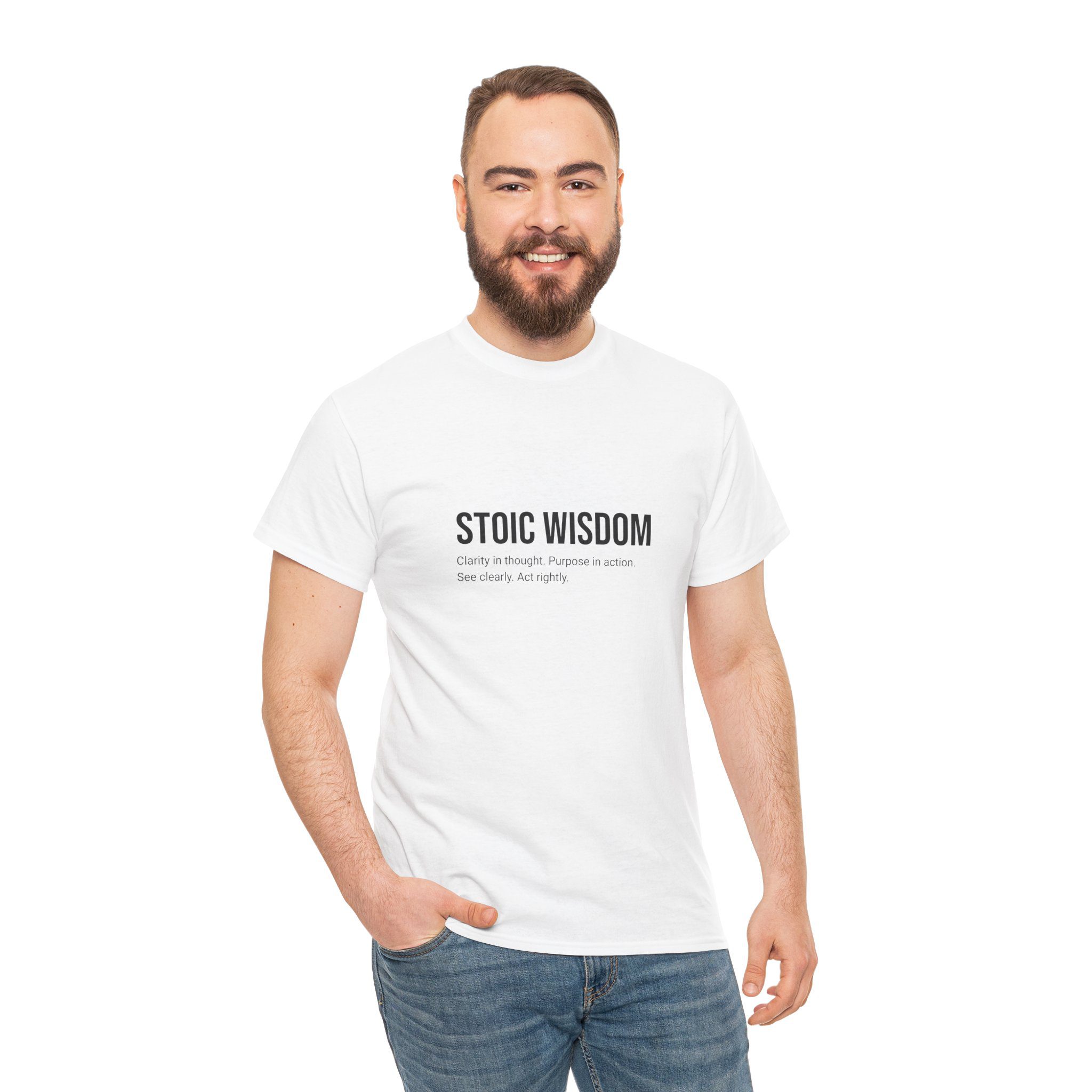 Stoic Wisdom - Mens T-Shirt - Image 2