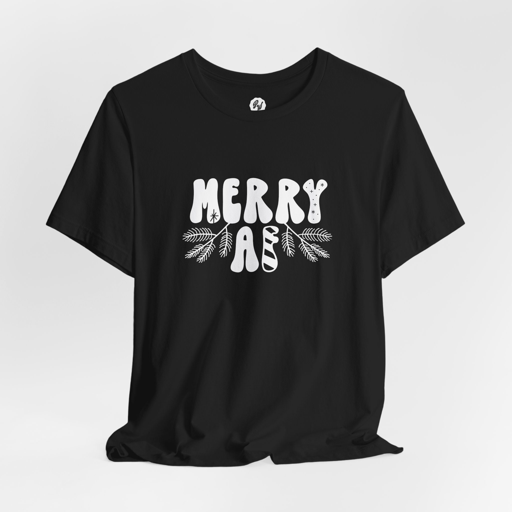 Merry AF Christmas - Unisex T-Shirt - Image 5
