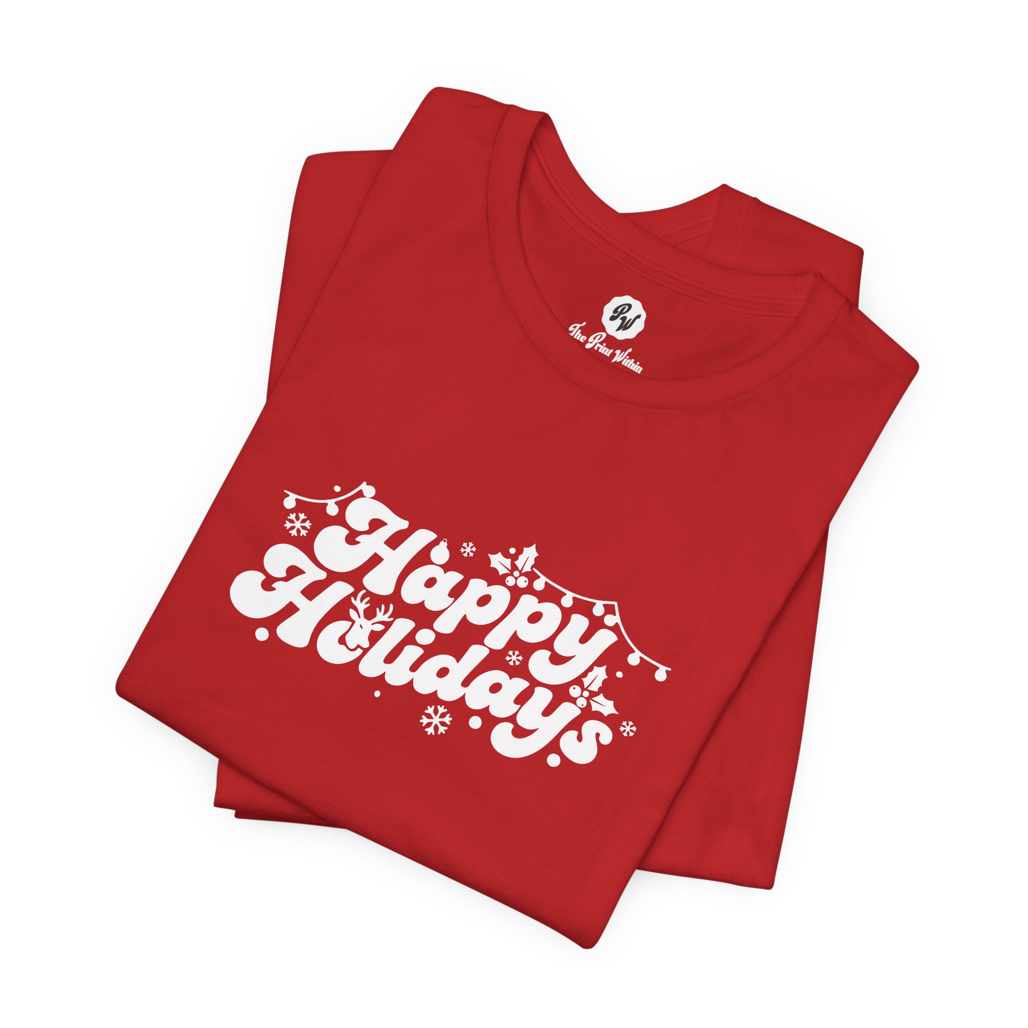 Happy Holidays Christmas T-Shirt - Image 7