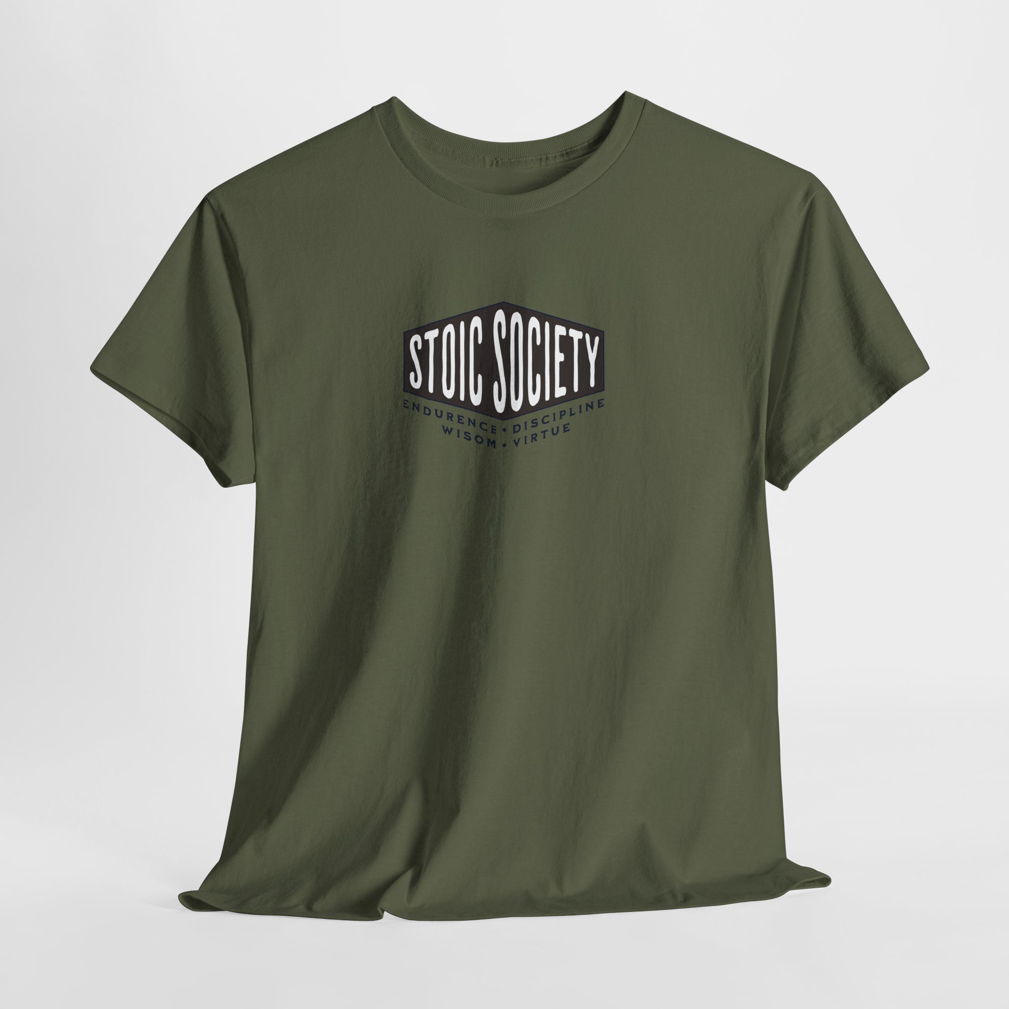 Stoic Society - Unisex Heavy Cotton Tee T-Shirt - Image 5