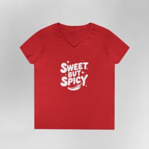 Spicy for Sassy Ladies V-Neck Tee