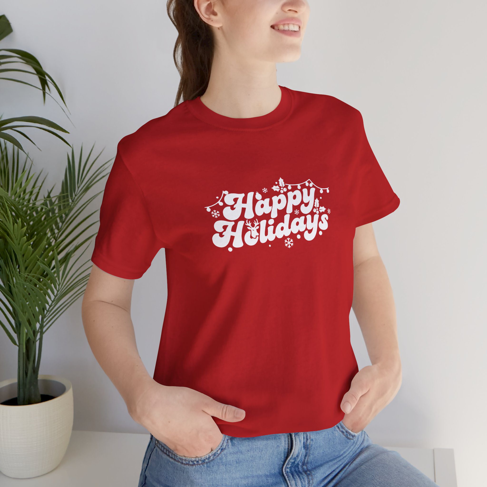 Happy Holidays Christmas T-Shirt - Image 5